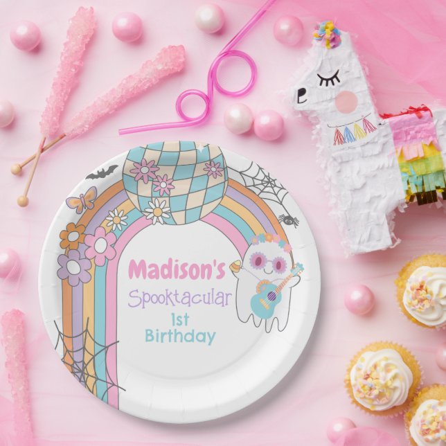 Hippie Halloween  Paper Plate (Party)