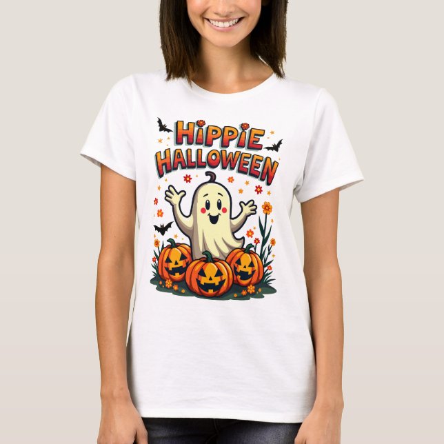 Hippie Halloween T-Shirt (Front)