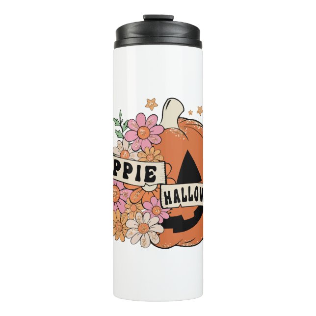Hippie Halloween Thermal Tumbler (Front)