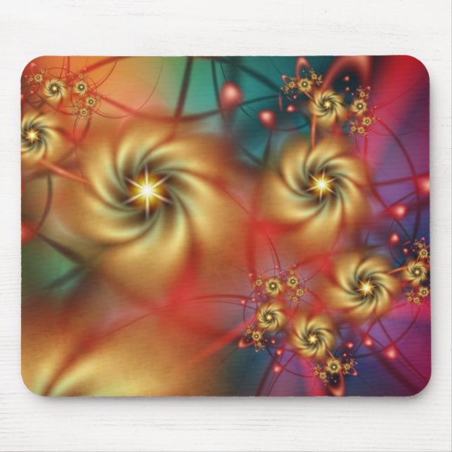 Hippie Heaven Mousepad -Show your true colours! (Front)