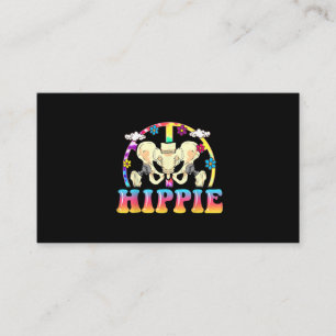 Hippie Hip Replacement Joint Surgery Funny Business Card