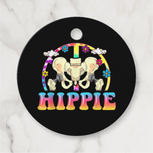 Hippie Hip Replacement Joint Surgery Funny Favour Tags
