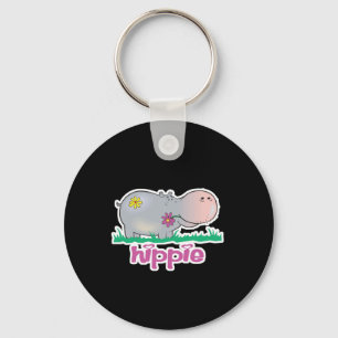 hippie hippo key ring