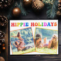 Hippie Holidays Photo Colourful Rainbow Retro 70s