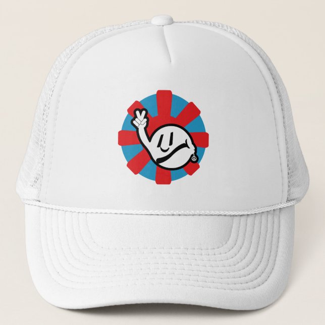 HIPPIE ICON flowers 2023 BY MASANSER Trucker Hat (Front)