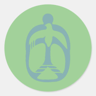 HIPPIE ICON PEACE ver 2023 BY MASANSER Classic Round Sticker