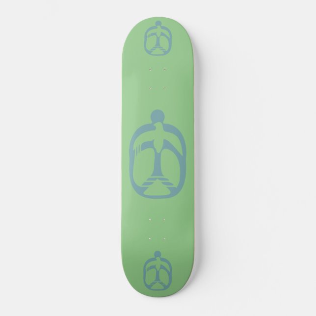 HIPPIE ICON PEACE ver 2023 BY MASANSER Skateboard (Front)