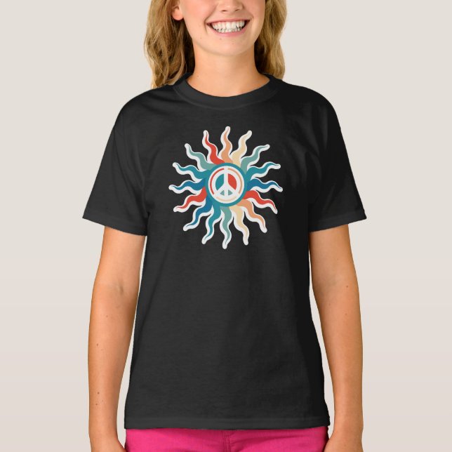 HIPPIE ICON SUN ver 2023 BY MASANSER T-Shirt (Front)