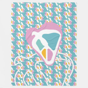 HIPPIE ICON version free BY MASANSER Fleece Blanket