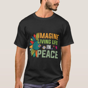 Hippie-Imagines-Living-Life-In-peace T-Shirt