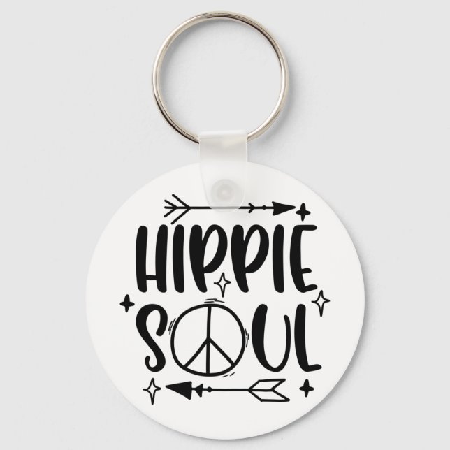 Hippie Key Ring (Front)