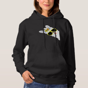 Hippie Llama Alpaca Flower Power Sunglasses Premiu Hoodie