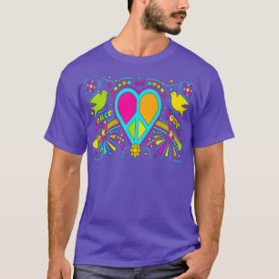 hippie loveheart 28  T-Shirt