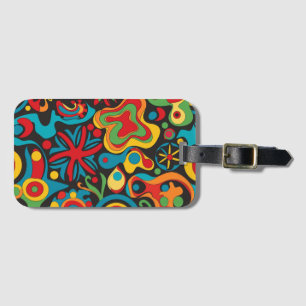 Hippie Luggage Tag