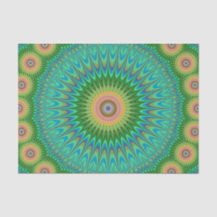 Hippie mandala tissue paper