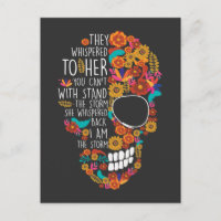 Hippie Mom Flower Sugar Skull Floral