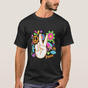 Hippie Movement Hippy Hipie Groovy Peace Bohemian  T-Shirt