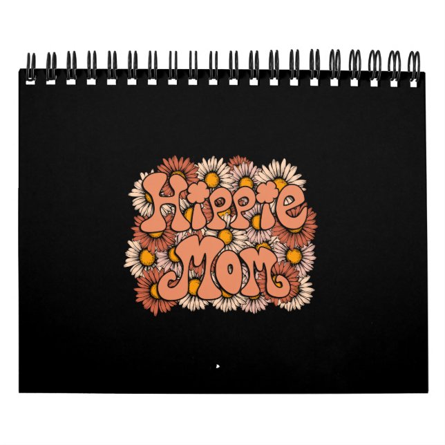 Hippie Mum sublimation Calendar (Cover)
