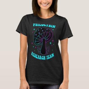 Hippie Mushroom Shirt, Groovy Psilocybin Research T-Shirt