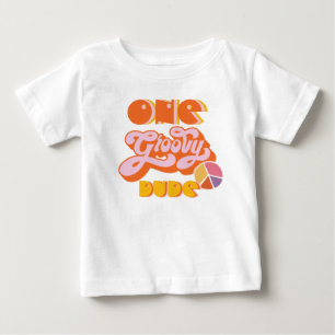 Hippie One Groovy Dude Baby T-Shirt