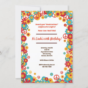 Hippie Party Invitation