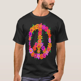 Hippie Peace Symbol 60s 70s Costume T-Shirt