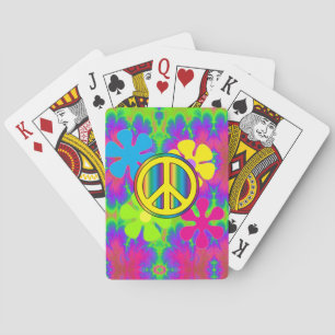 Hippie playing cards