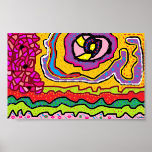 Hippie Poster Print Picture