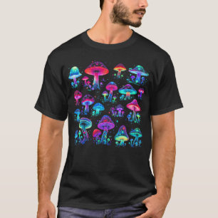 Hippie Psychedelic Mushrooms Cottagecore T-Shirt