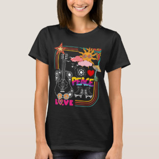 Hippie Psychedelic Peace and Love T-Shirt