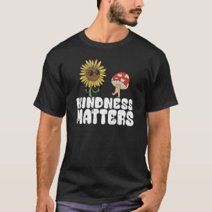 Hippie Retro Sunflower Rainbow Sped Teacher Kindne T-Shirt