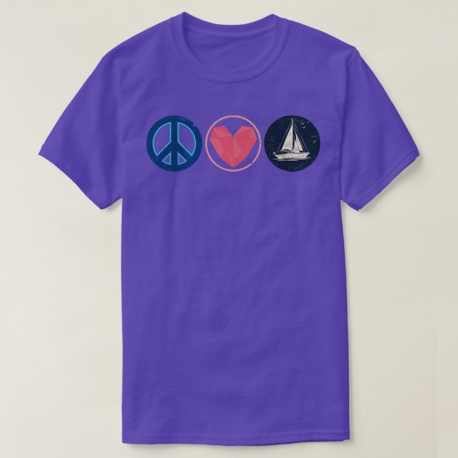 Hippie Sailing T-Shirt (Design Front)