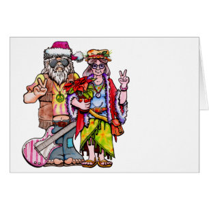 Hippie Santa Couple