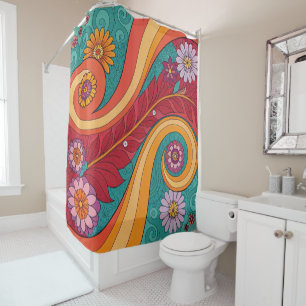 Hippie Shower Curtain