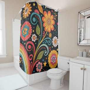 Hippie Shower Curtain