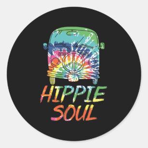 Hippie Soul Classic Round Sticker
