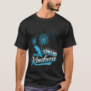 Hippie SPREAD KINDNESS Flower Power Funny Dandelio T-Shirt