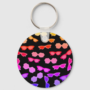 Hippie Sunglasses Key Ring