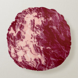 Hippie Tie Dye. Retro Shape Kids. Trendy Spiral Wa Round Cushion