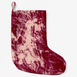 Hippie Tie Dye. Retro Shape Kids. Trendy Spiral Wa Small Christmas Stocking