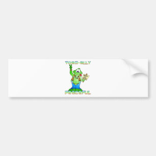 Hippie Toad Bumper Sticker