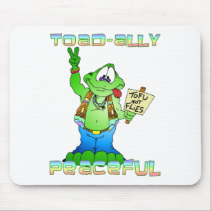 Hippie Toad Mouse Mat