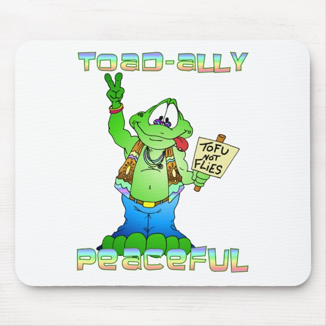 Hippie Toad Mouse Mat (Front)