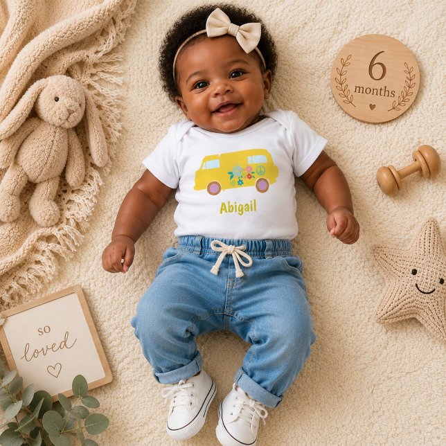 Hippie Van Baby Bodysuit (Creator Uploaded)