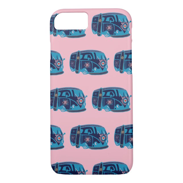Hippie Van iPhone Case (Back)