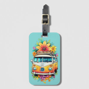 Hippie Van Luggage Tag