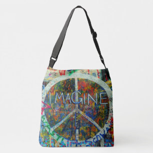 Hippie Wall Art Tote Bag