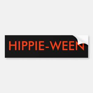 HIPPIE-WEEN BUMPER STICKER