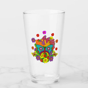 Hippies - Hippy Flower Power - Cute Hippies - 1970 Glass