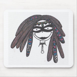 HippiPunkChick Mouse Mat